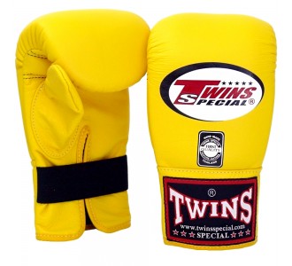 Тренировочные снарядные перчатки Twins Special (TBGL-1F yellow)
